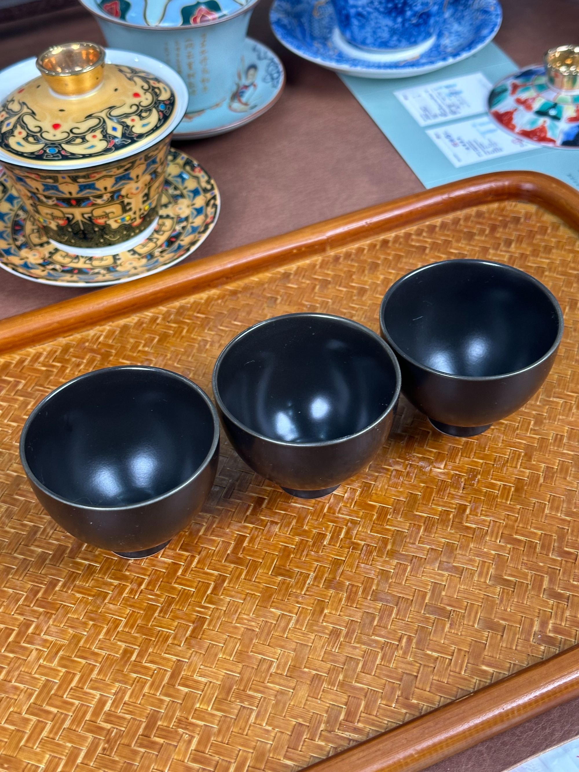 福袋主人杯客人杯单杯茶杯三个客杯