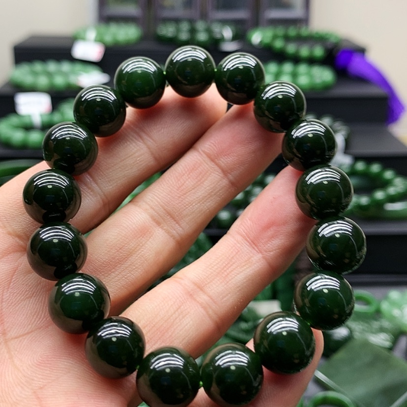 【闪购商品】和田玉（碧玉）手链未镶嵌