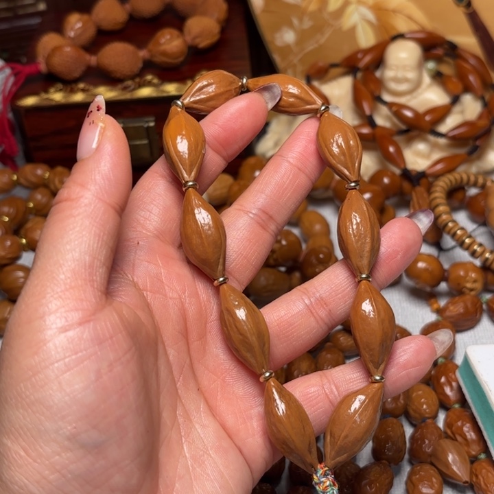 橄榄核手串/手链1.3金瓜子