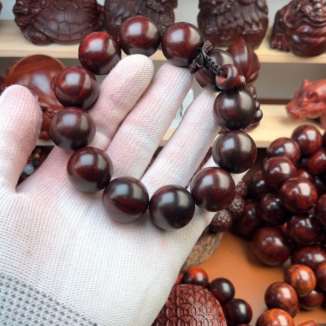 染料紫檀（血檀）2.0火焰纹-多样性发其一