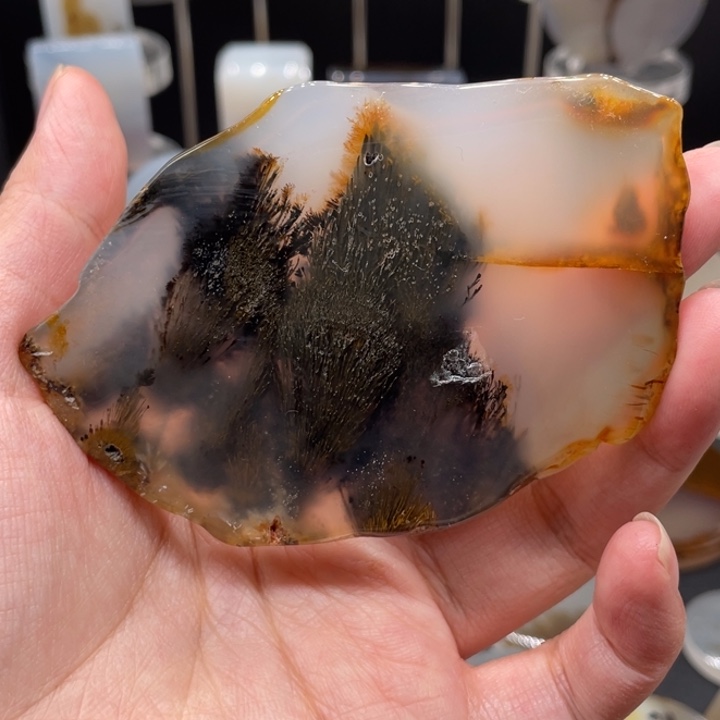 玛瑙/玉髓合金颈饰