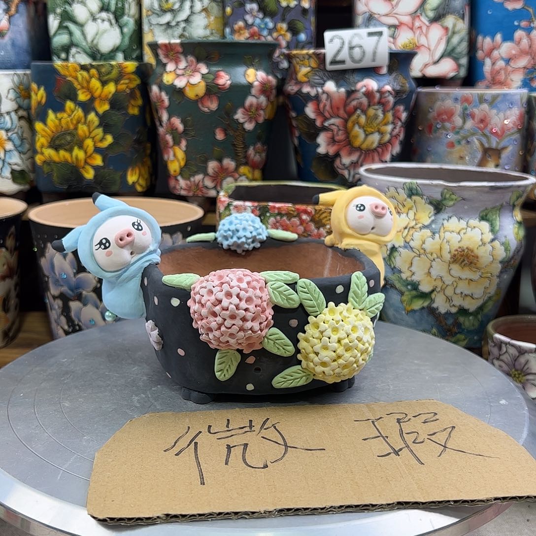 景德镇陶瓷花盆景德镇陶瓷花盆