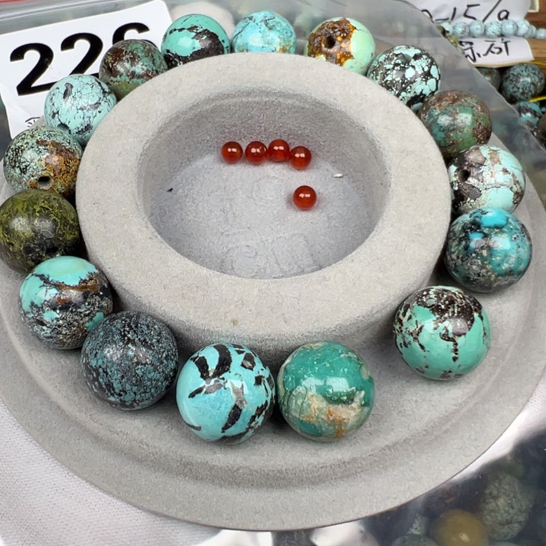 成***3南红玛瑙配饰未镶嵌