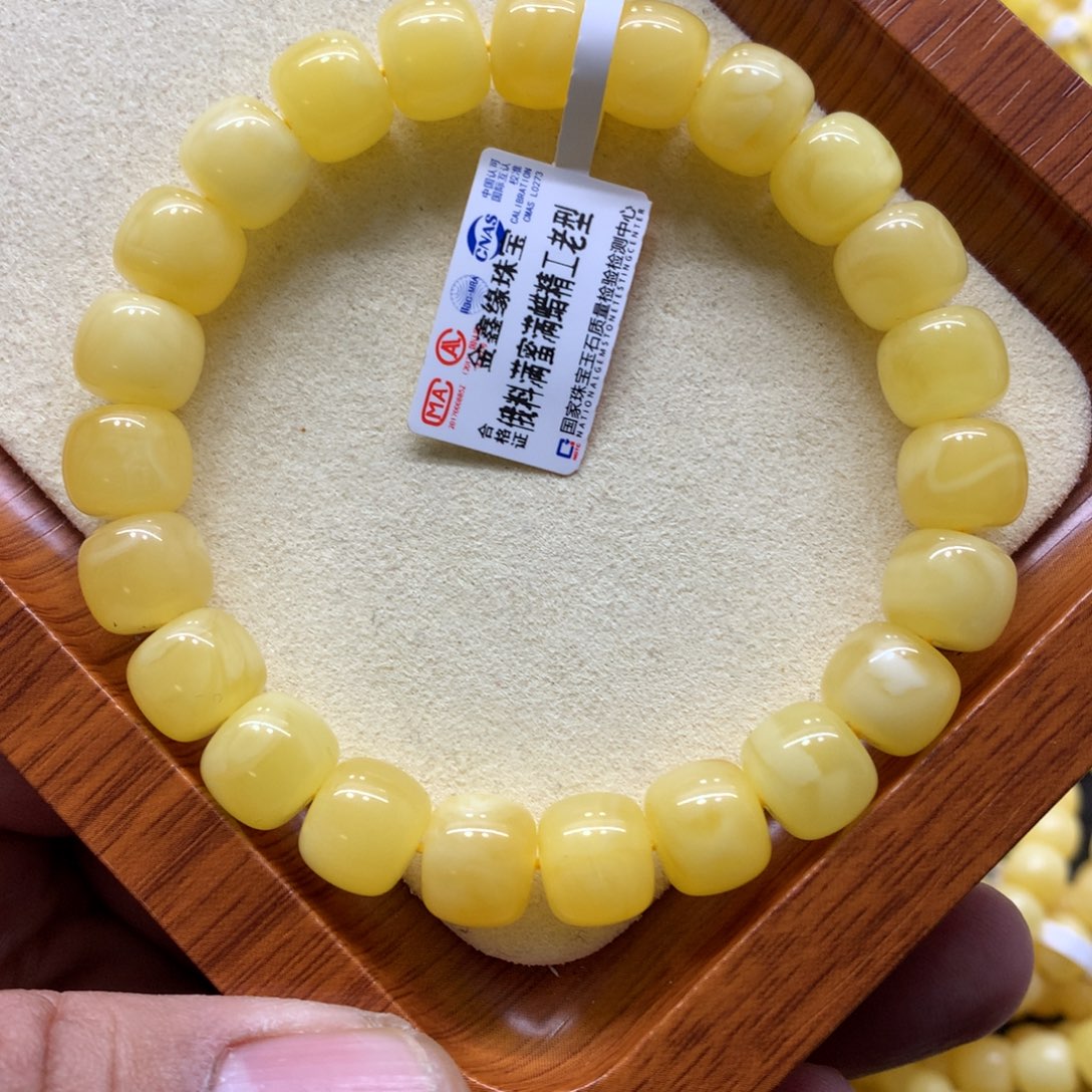 蜜蜡手链未镶嵌蜜蜡