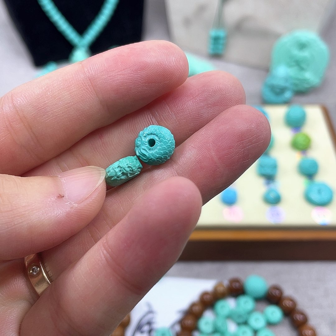 原生态湖北松配饰尺寸10