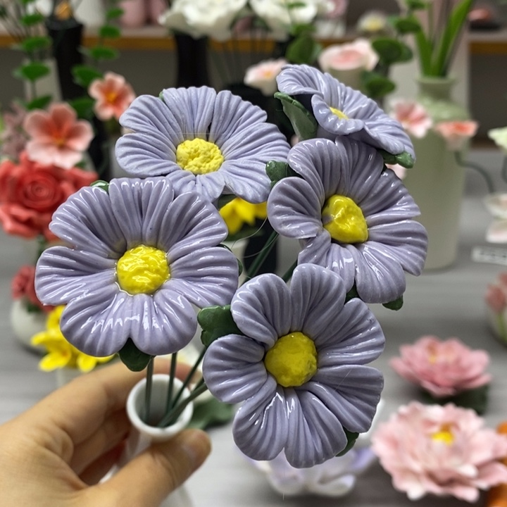 陶瓷陶瓷材料小雏菊