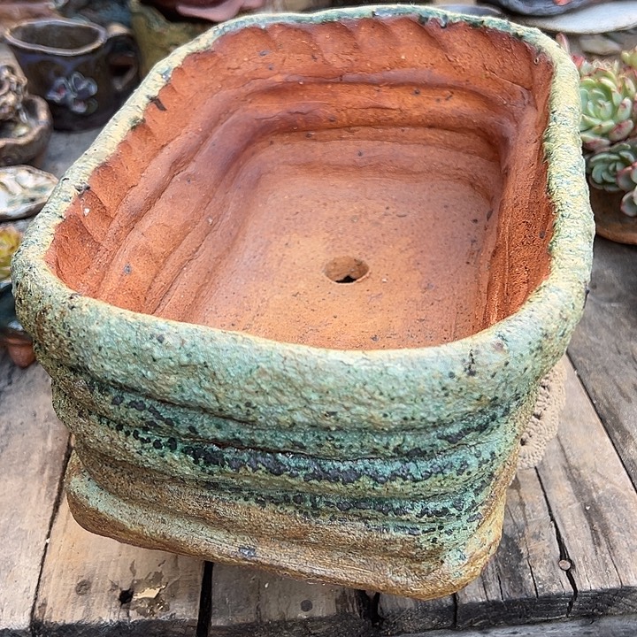 新店福利手工粗陶高温花盆