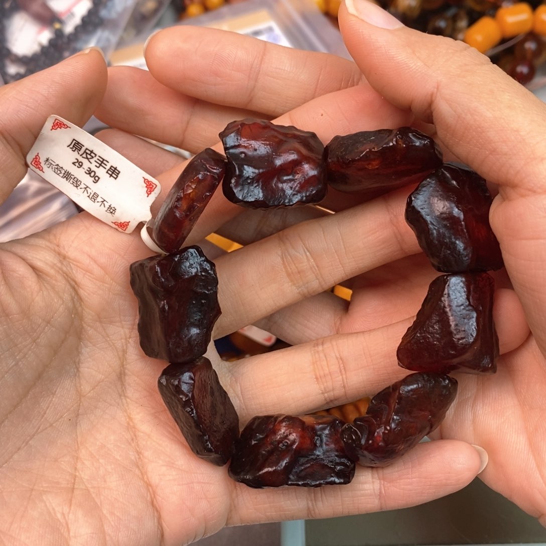 琥珀未镶嵌珠宝奇石