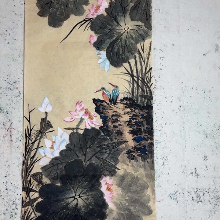 国画手绘国风国画作品