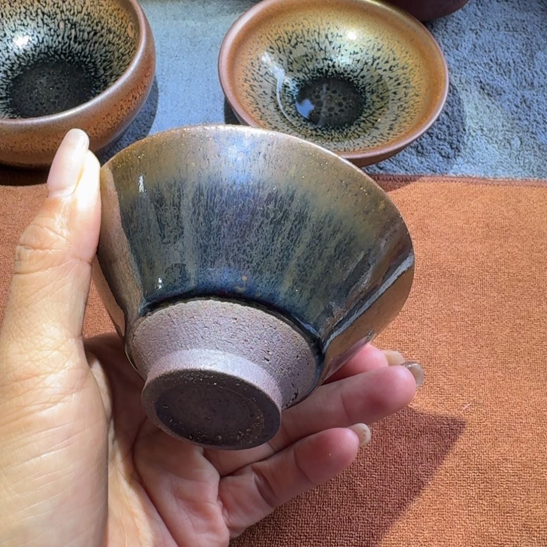 茶盏1556秋罗龙窑柴烧手工茶盏