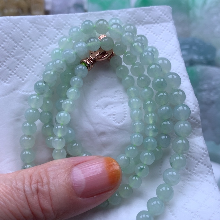 定制翡翠未镶嵌挂件挂链