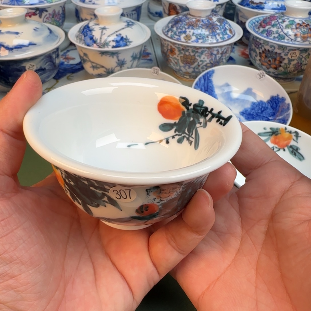 陶纯手工纯手绘茶具307