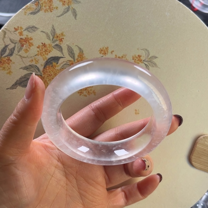 石英质玉未镶嵌手镯55-56