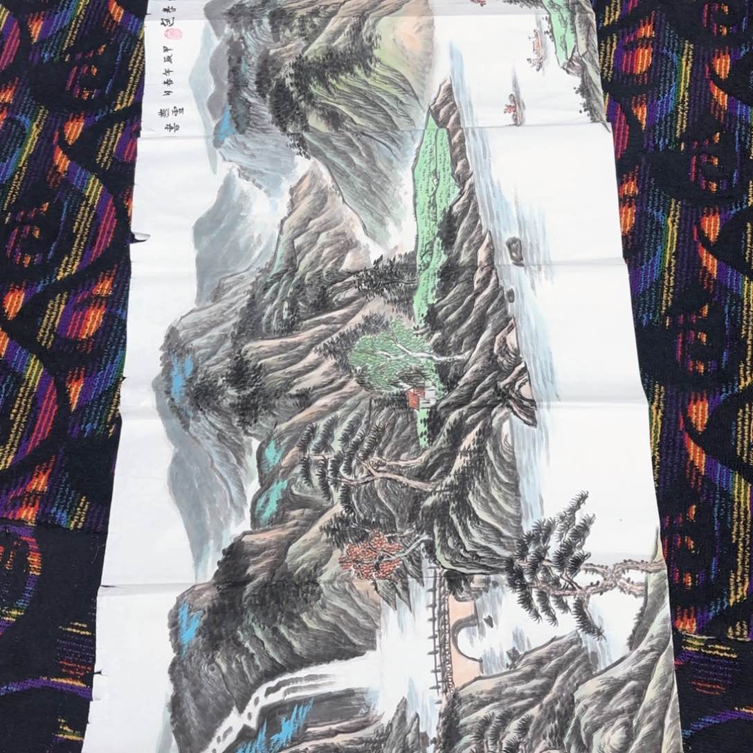国画练****?梁燕雪小六童