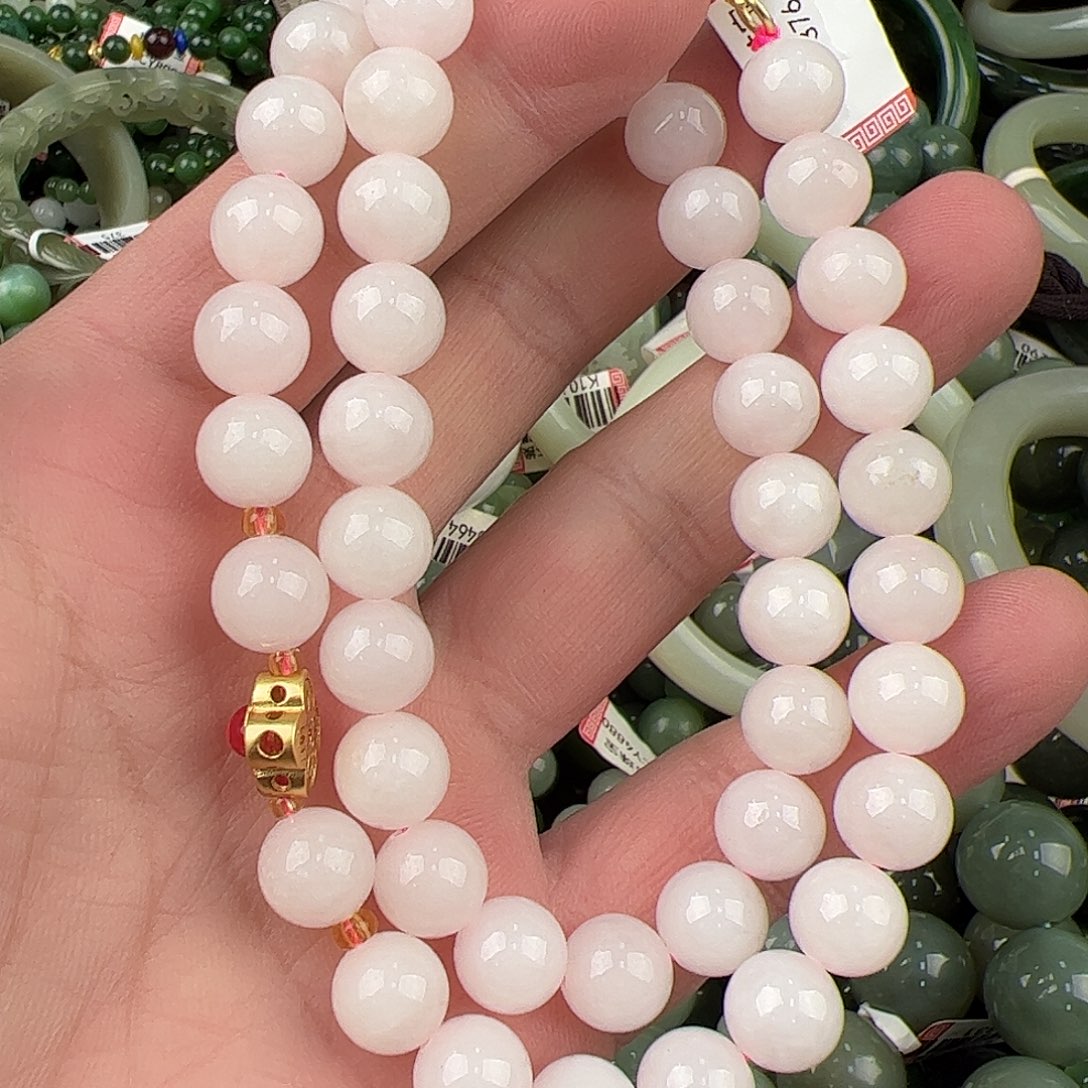 和田玉手链未镶嵌吉**意