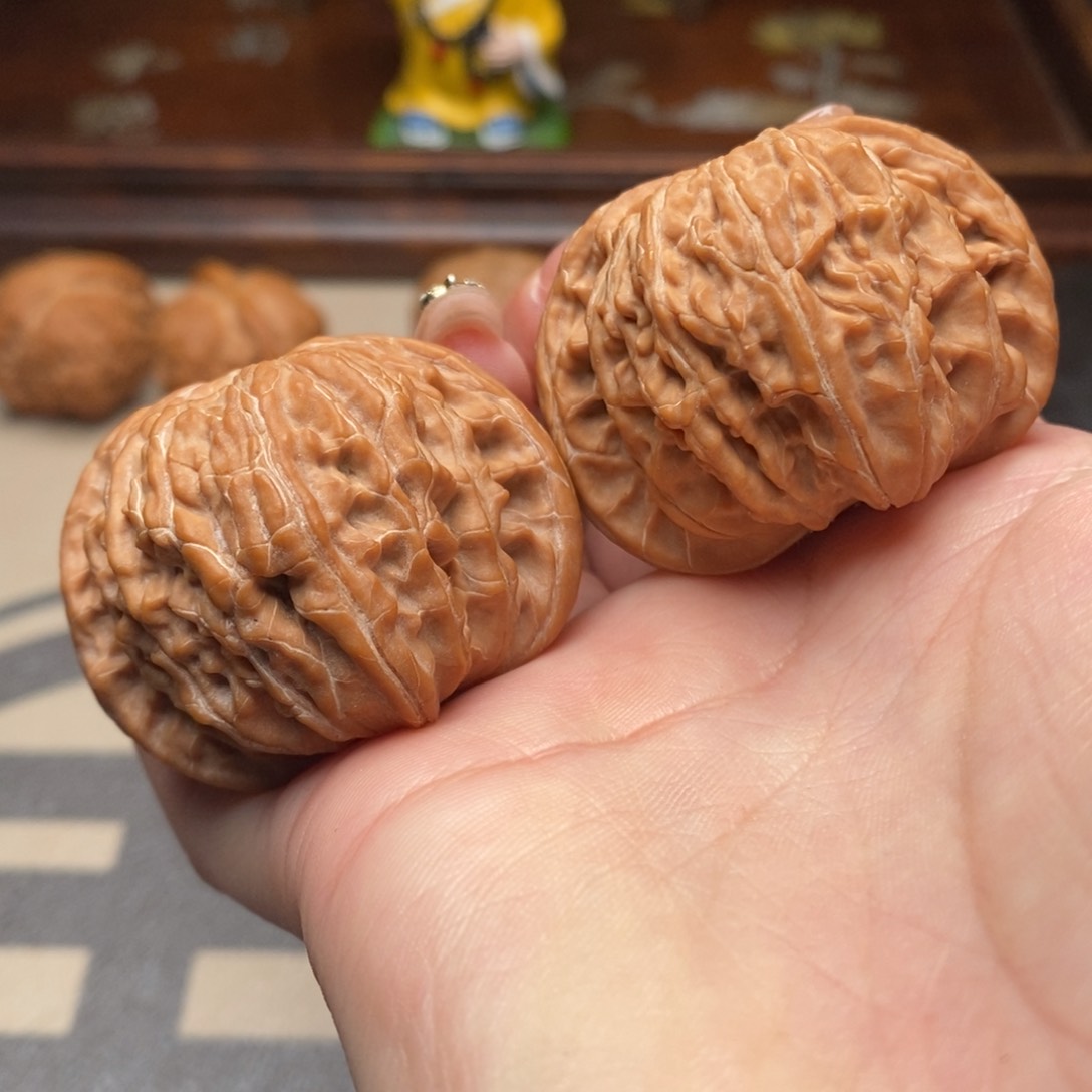 文玩核桃把件磨盘44 S3号