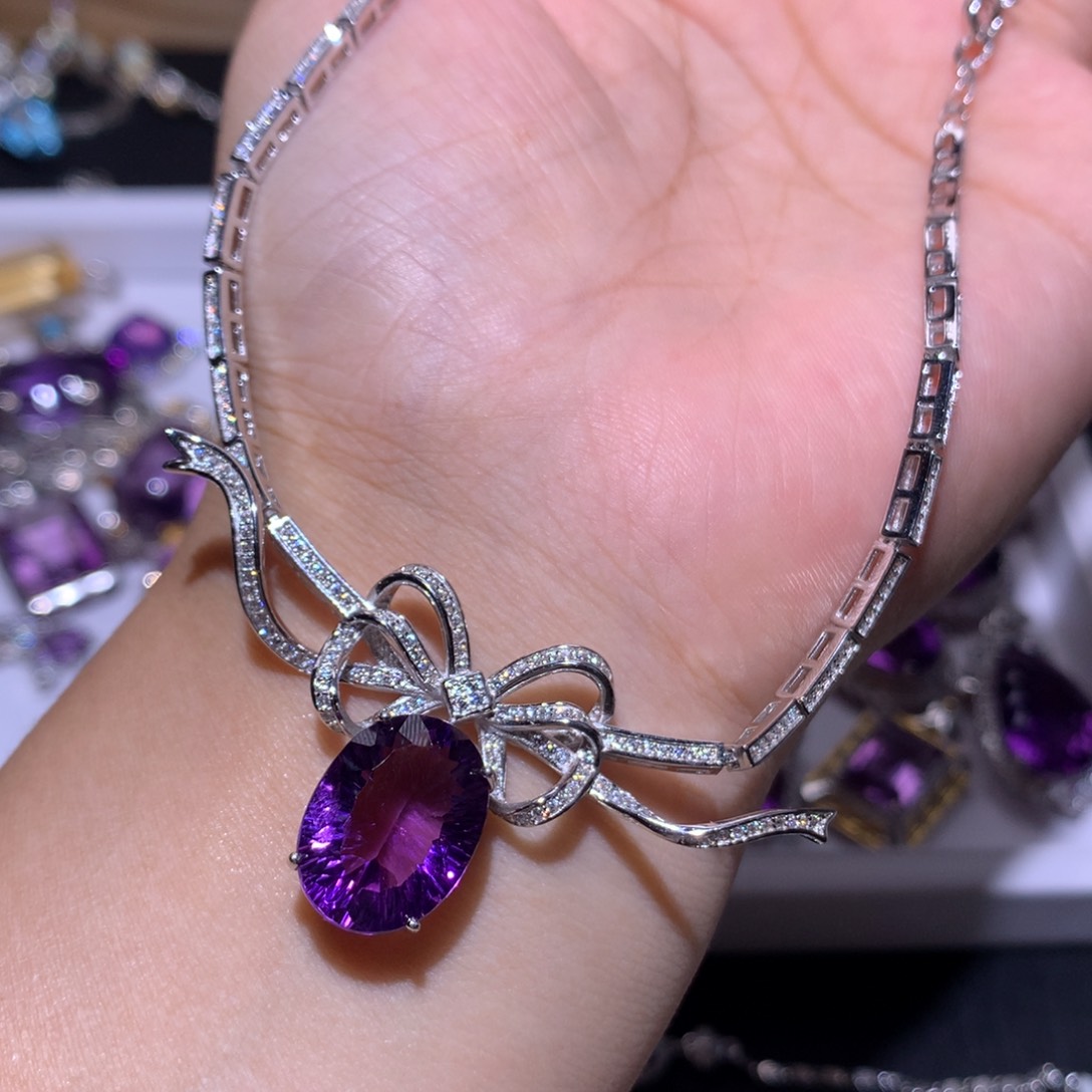 【闪购商品】水晶戒指银S925镶嵌?****吊坠