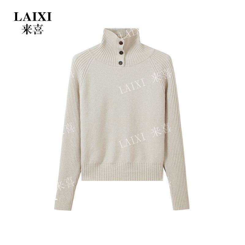 新款针织衫女减龄设计感洋气针织衫韩版2025套头秋冬加厚宽松百搭