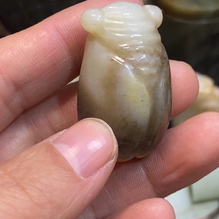 未镶嵌和田玉（糖玉）挂件