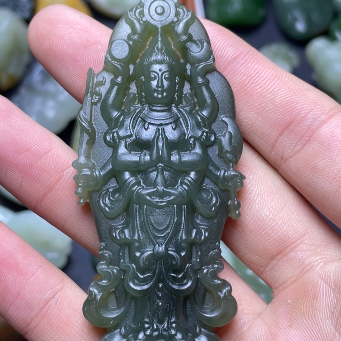 吊坠(不含链)未镶嵌和田玉