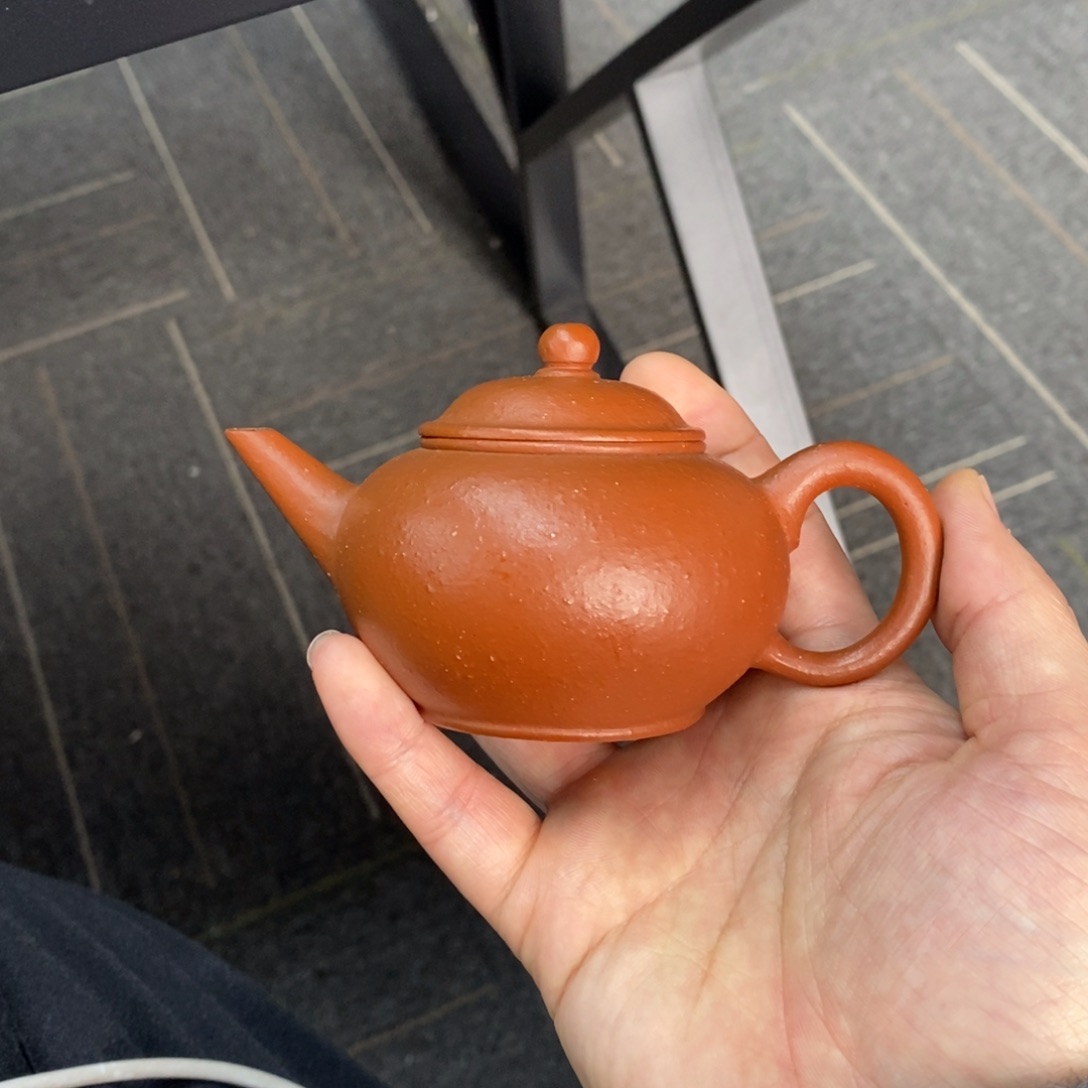 紫砂茶壶沐朱泥水平