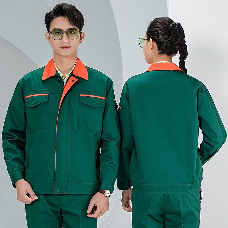 园林绿化工作服春秋劳保服耐磨工装物业保洁养护工作服邮局绿色