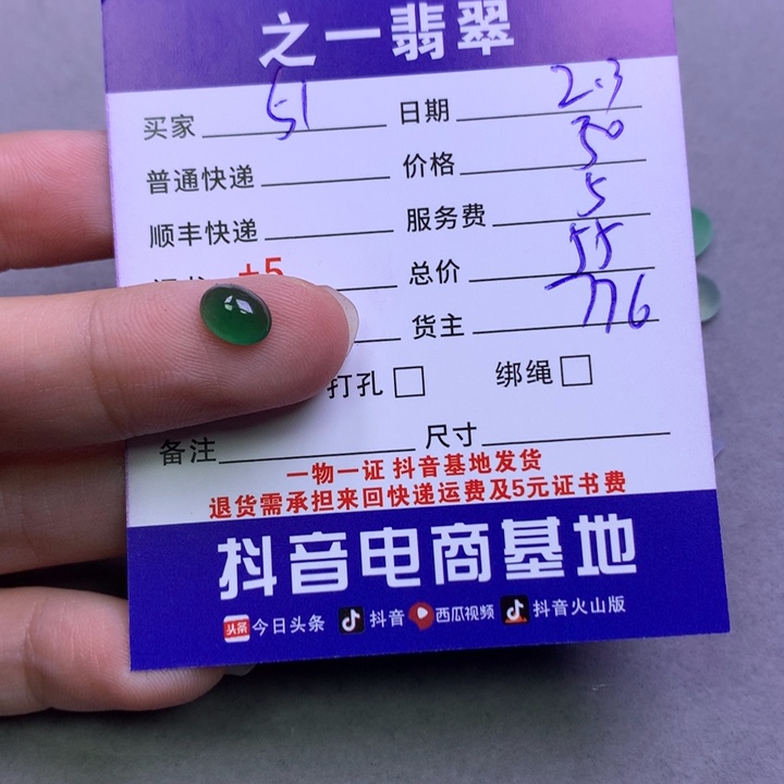 翡翠颈饰未镶嵌用****6