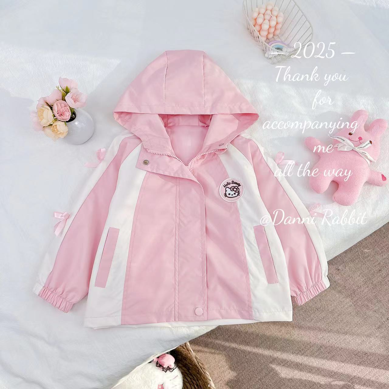 【Dannirabbit】*春款萌娃必备—可爱百搭蝴蝶结外套* D-A134