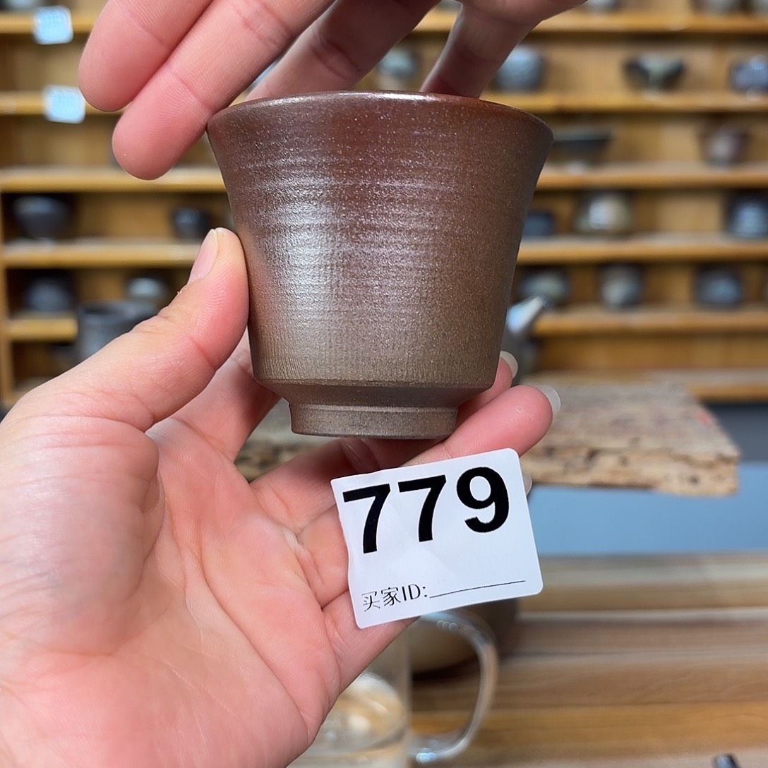 坭兴陶柴烧全手工原矿泥料杯