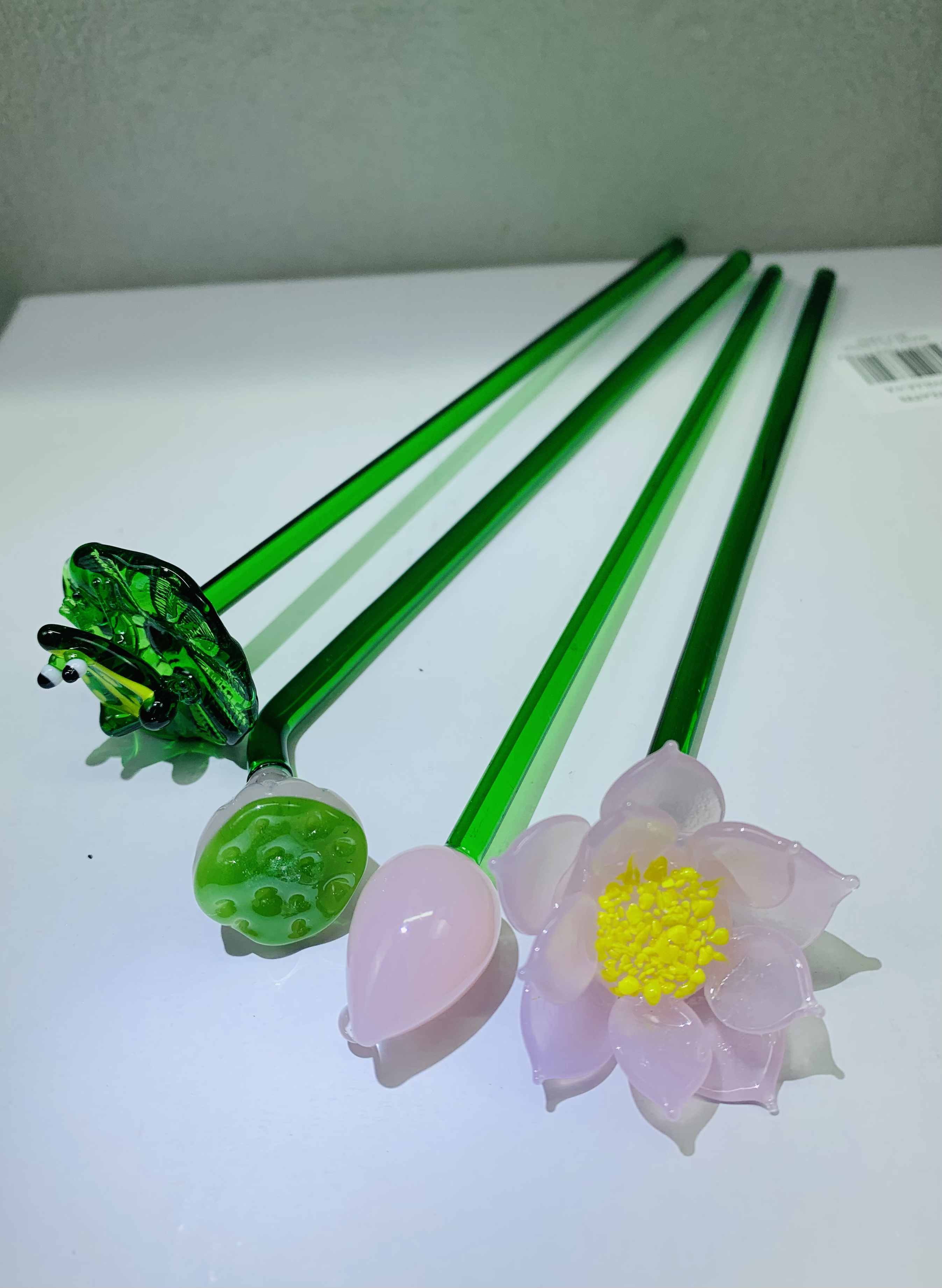 创意组合盆栽手工琉璃荷花莲蓬仿绿植家居装饰纯手工精致荷花花插