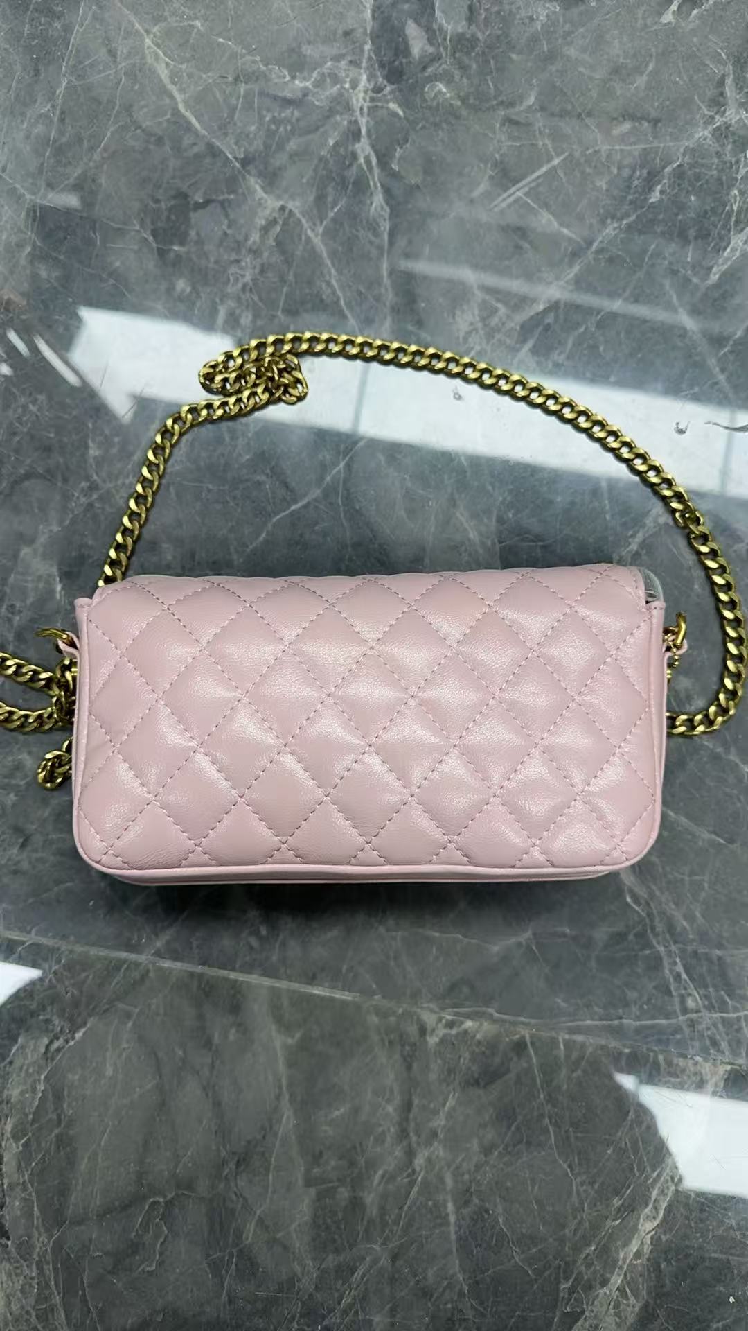 2025新款女包时尚新款包包法棍粉色