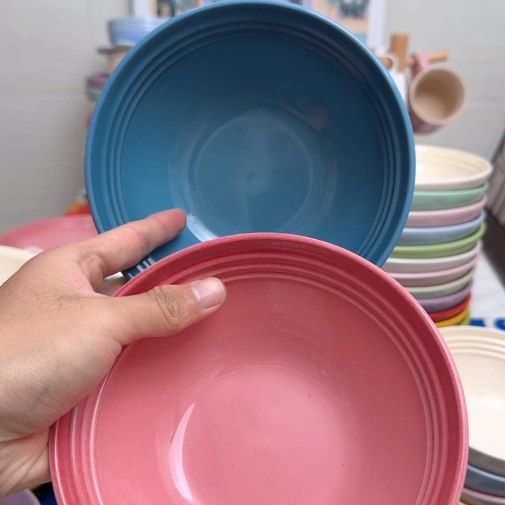 瓷片微瑕2个温哥华面碗650毫升