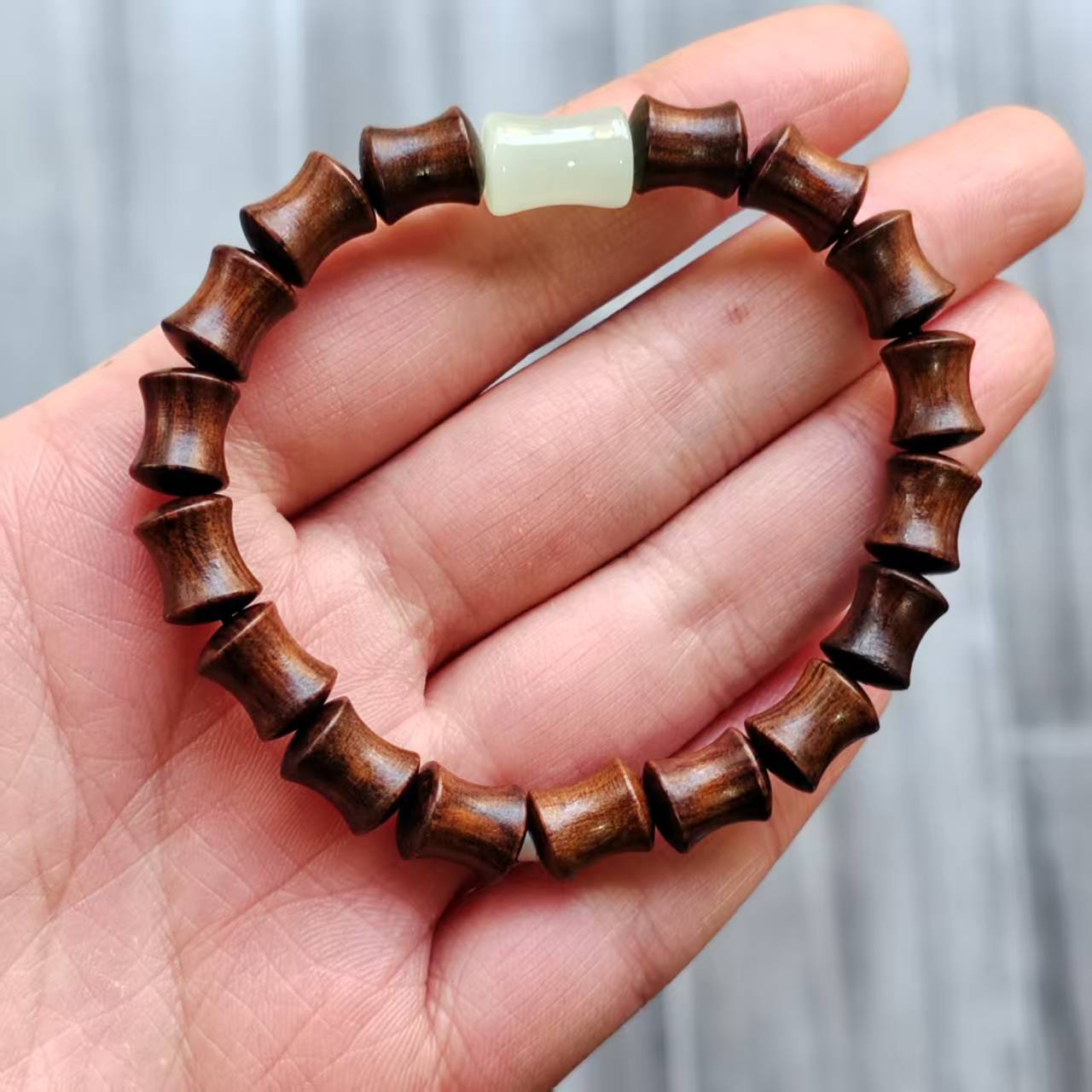 海南花梨木手串男女款卡8 207（无礼盒）