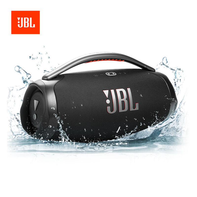 99新 JBL BOOMBOX3音乐战神3三分频无线便携防水防尘户外蓝牙音箱