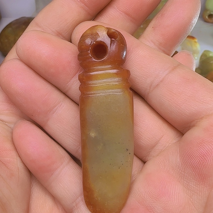 和田玉吊坠(不含链)未镶嵌