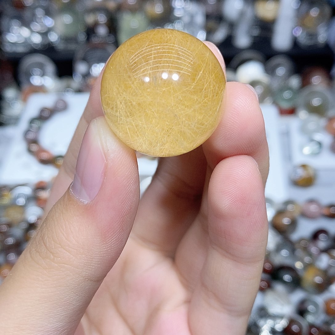 水晶水晶球发晶球25m未镶嵌