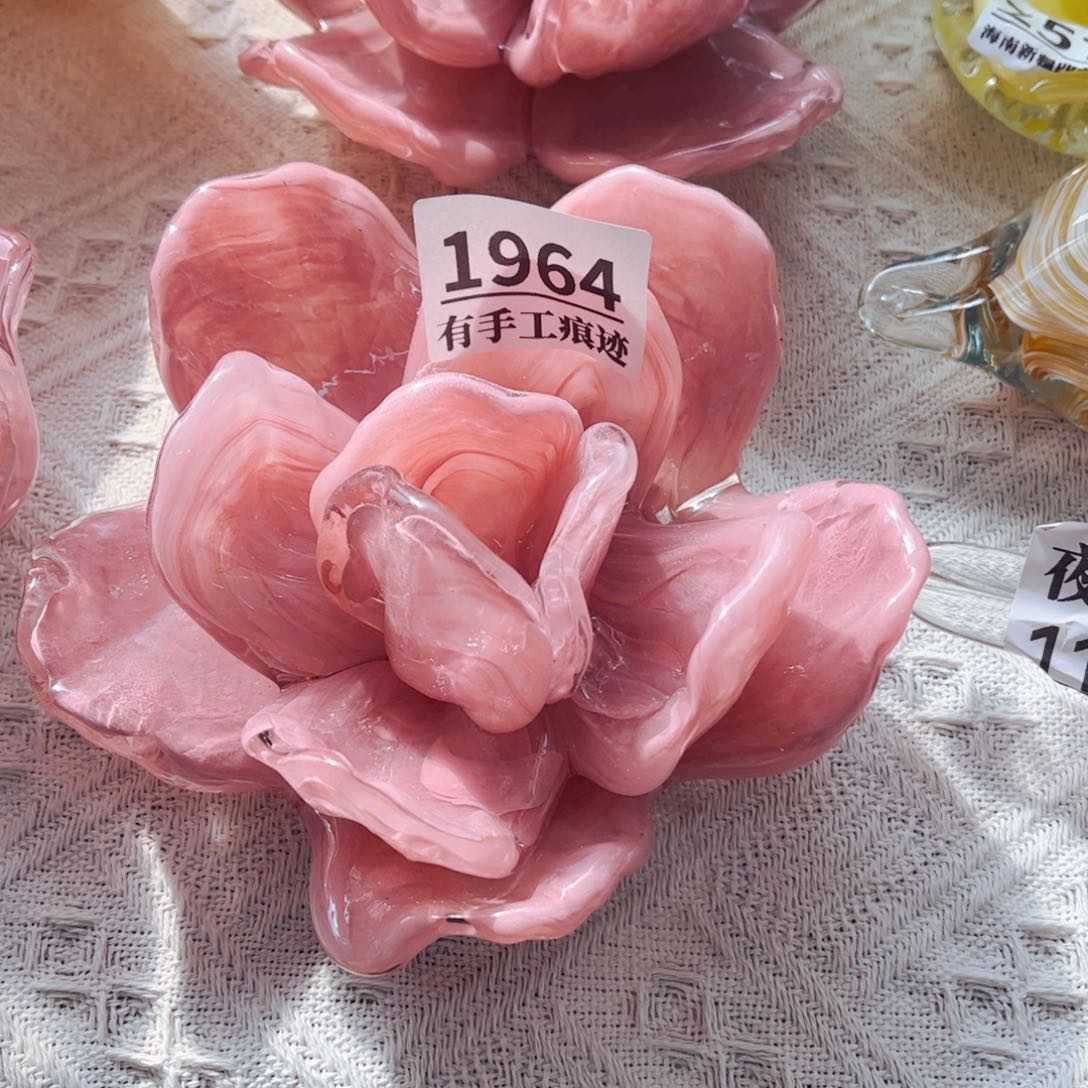 琉璃1964有手工痕迹 花瓶家悦美居