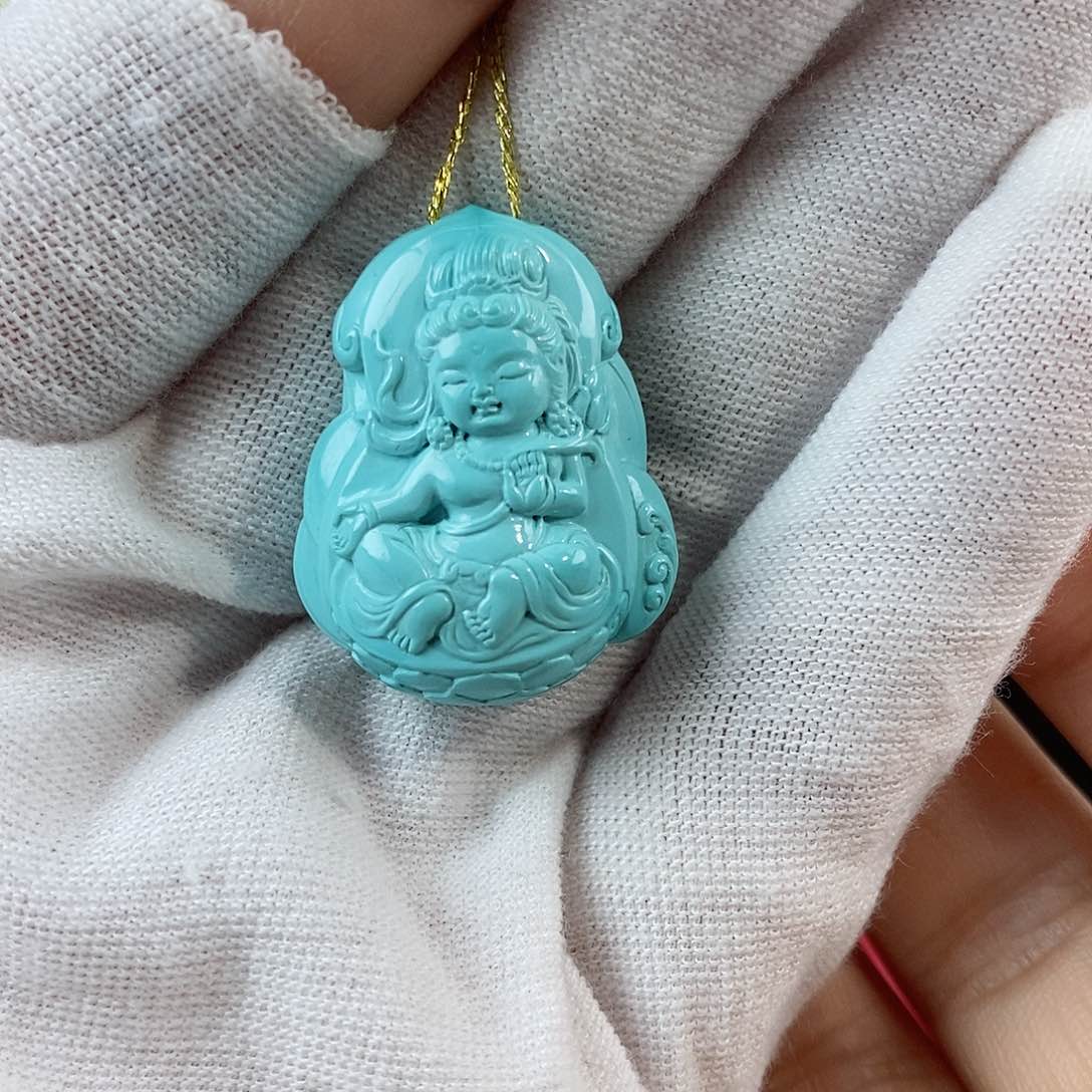 绿松石珠宝奇石未镶嵌