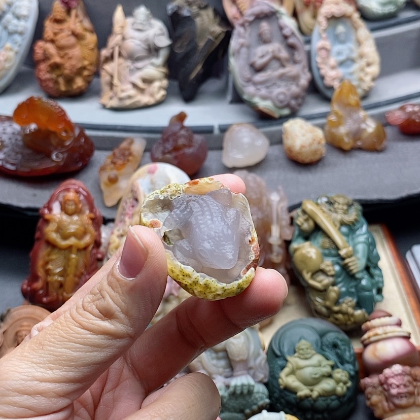 【闪购商品】未镶嵌吊坠定制玛瑙