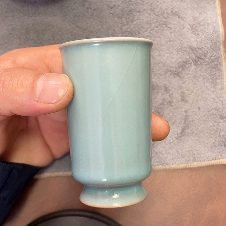 杯子天青釉  闻香单杯