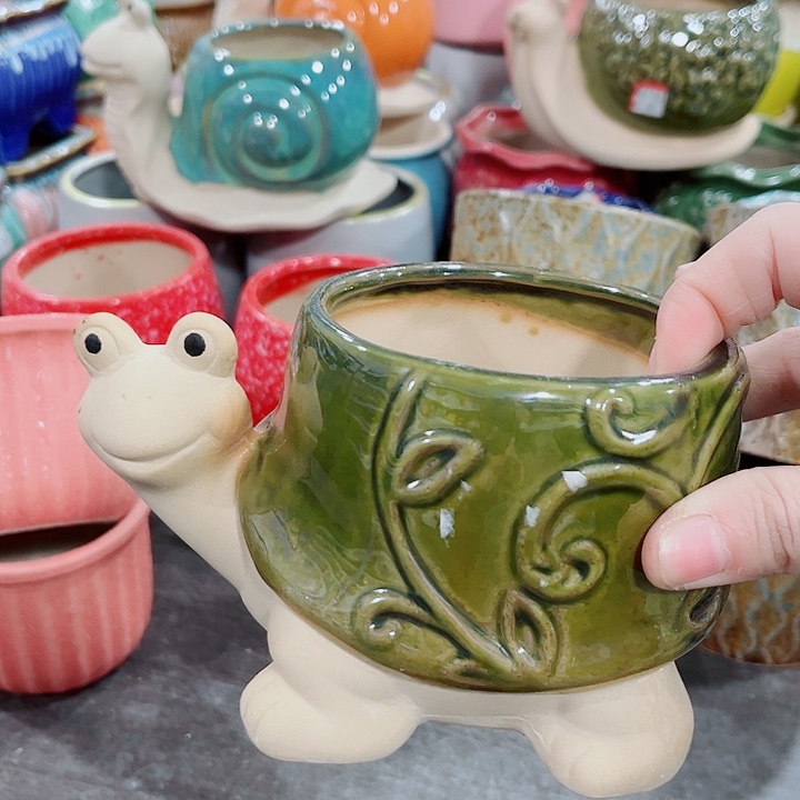 多肉陶瓷花盆满10元包邮