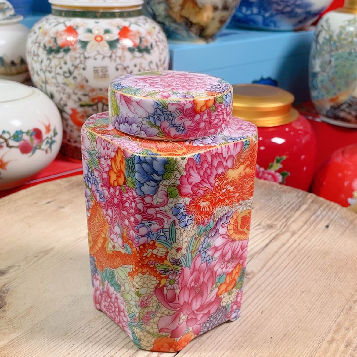 【闪购商品】罐陶瓷茶叶罐密封罐