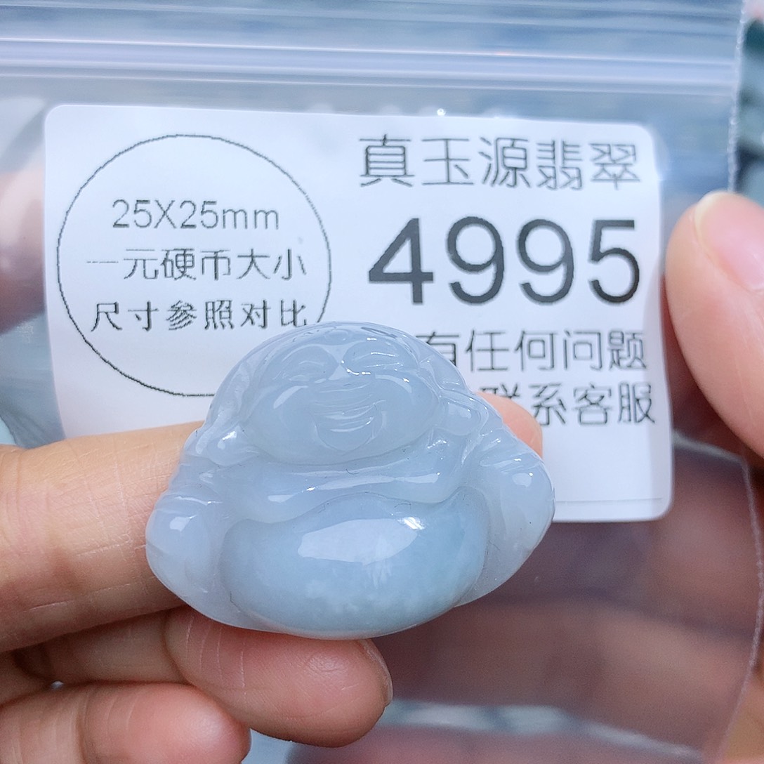 翡翠颈饰未镶嵌4995。
