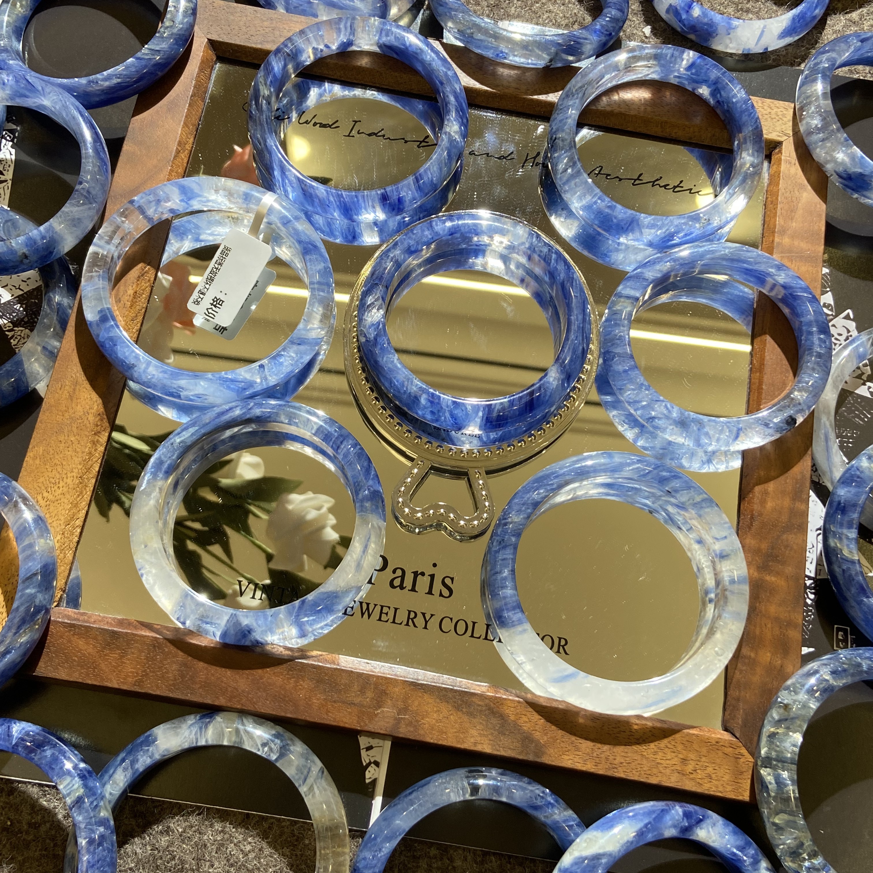 纯天然玉石蔷薇辉樱花雨