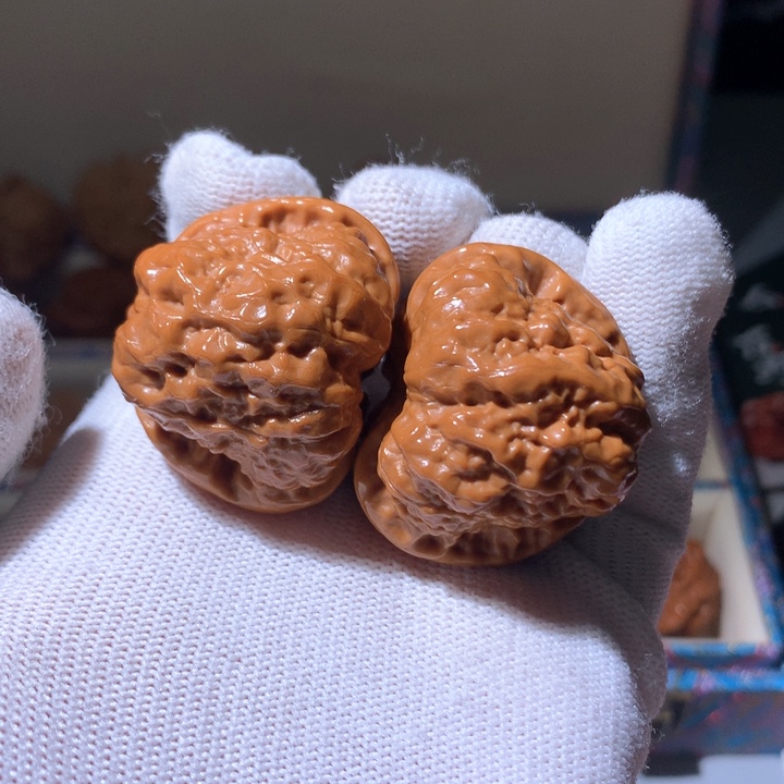 文玩核桃把件柳*蛤蟆头