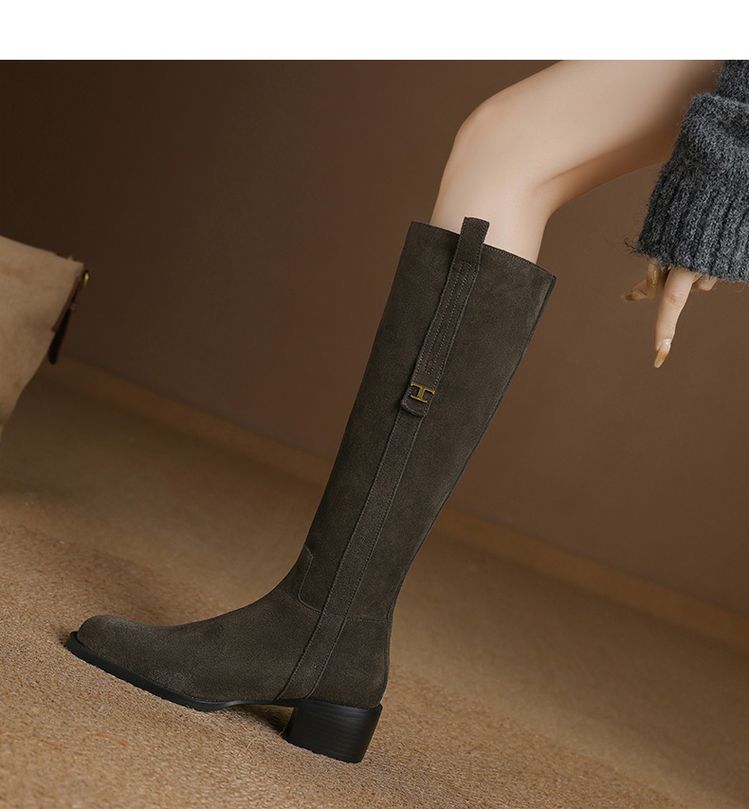 米娜【4.5cm】现现基础款骑士靴/经典款47/60