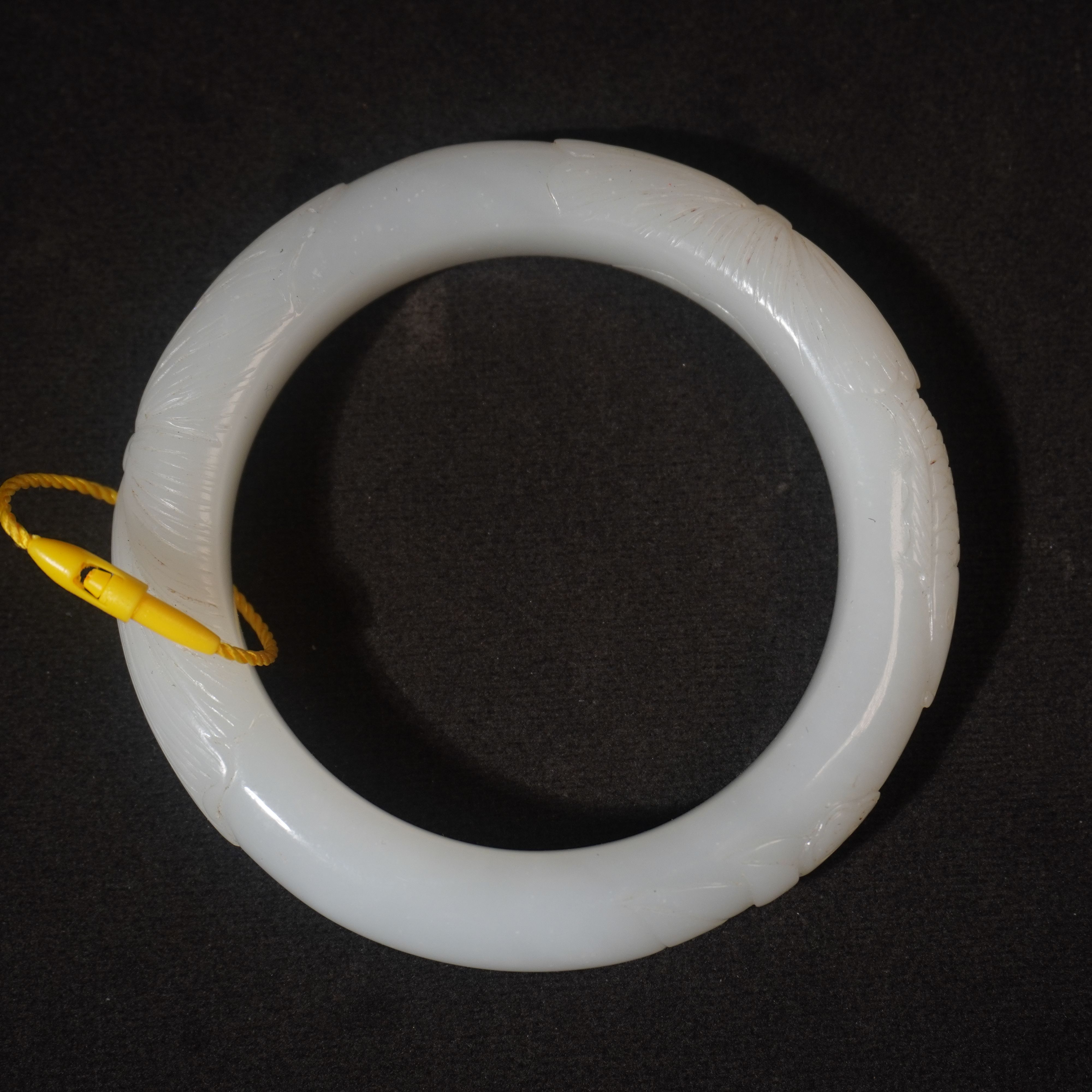 75G83 清  和田玉手镯