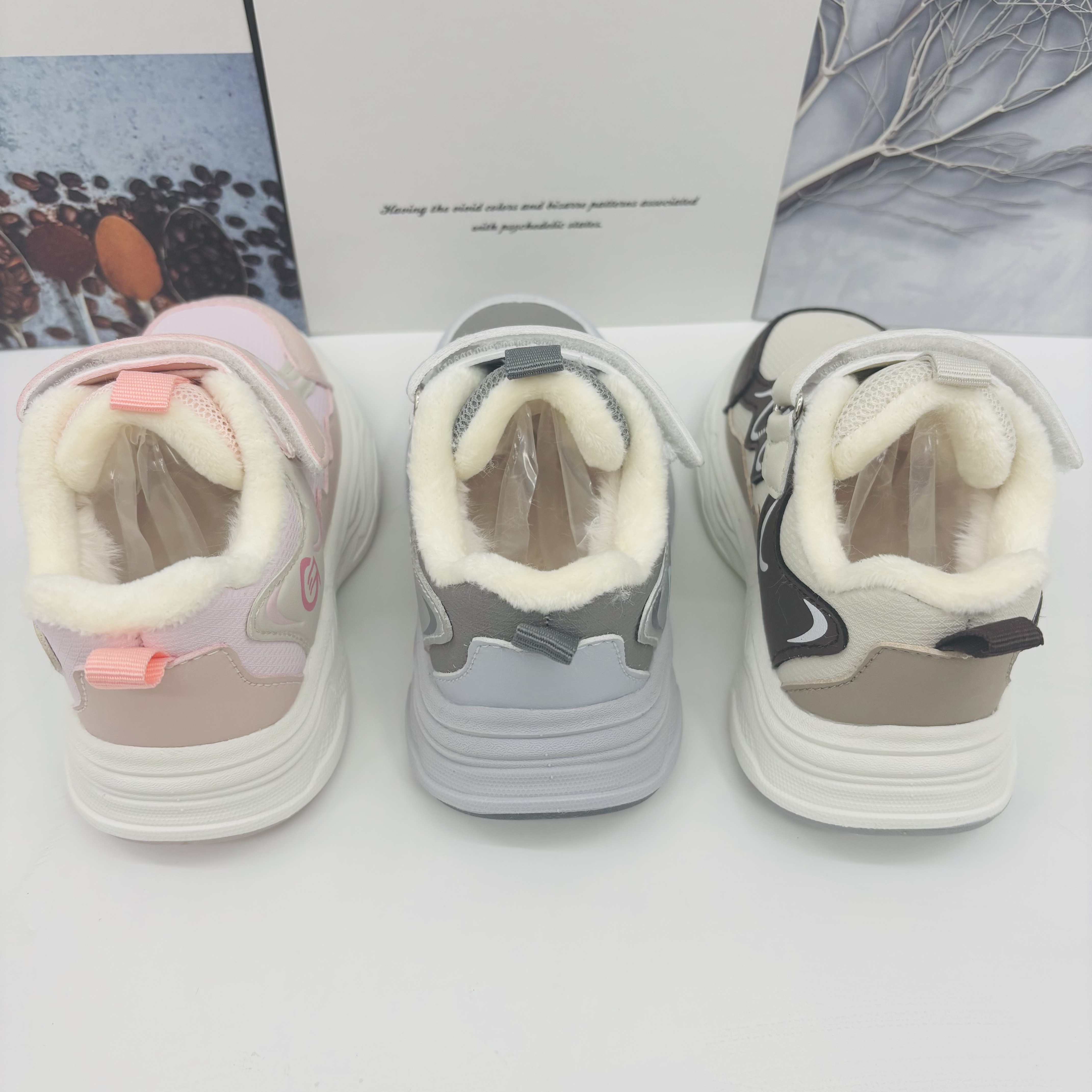 C2区893冬季儿童时尚休闲机能加绒大棉鞋