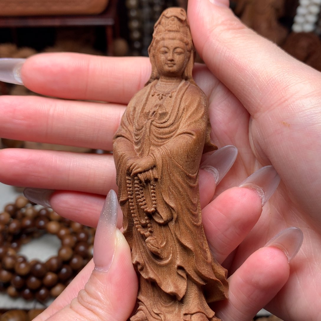 檀香木其他老山檀香观音