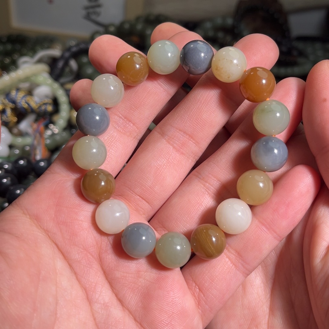 和田玉手链未镶嵌